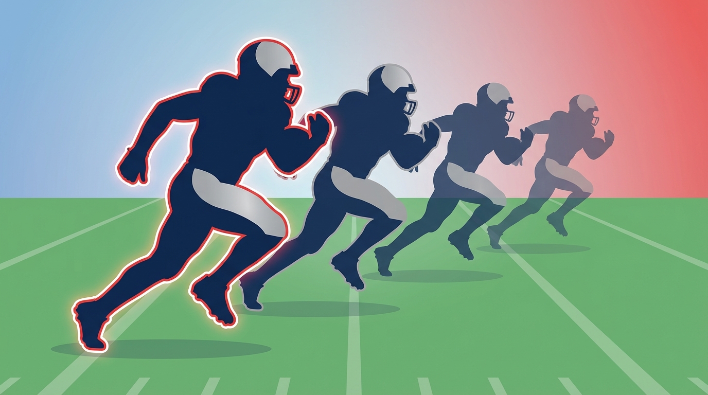 Running back depth illustration