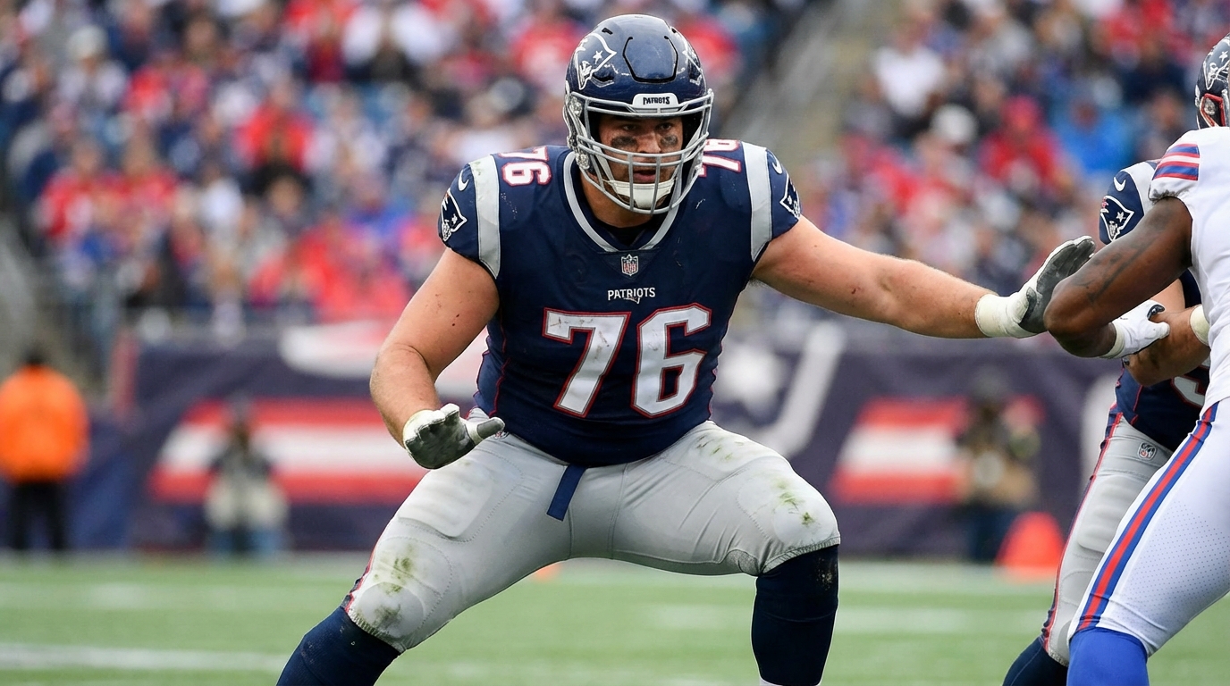 Brenden Jaimes in Patriots uniform