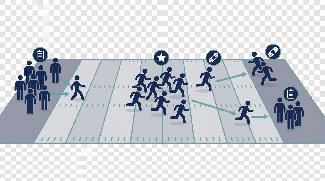 NFL transactions illustration