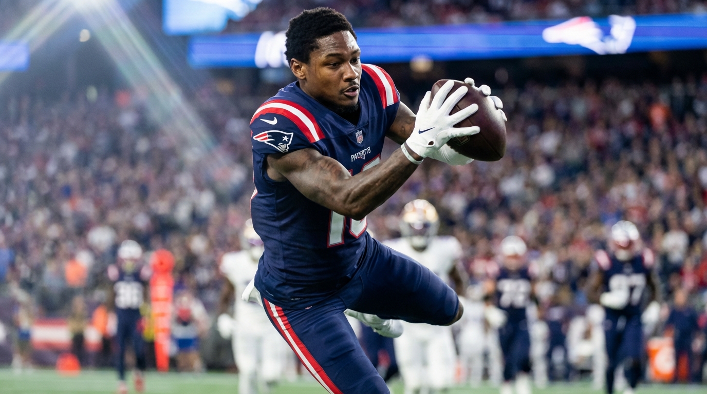 Stefon Diggs catching a pass