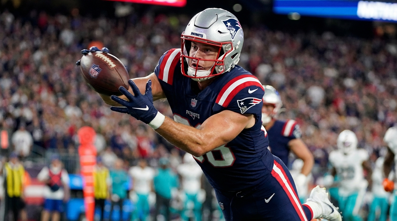 Hunter Henry making an athletic catch