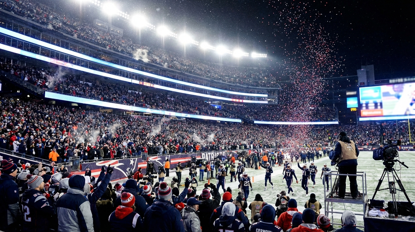 Patriots primetime playoff atmosphere