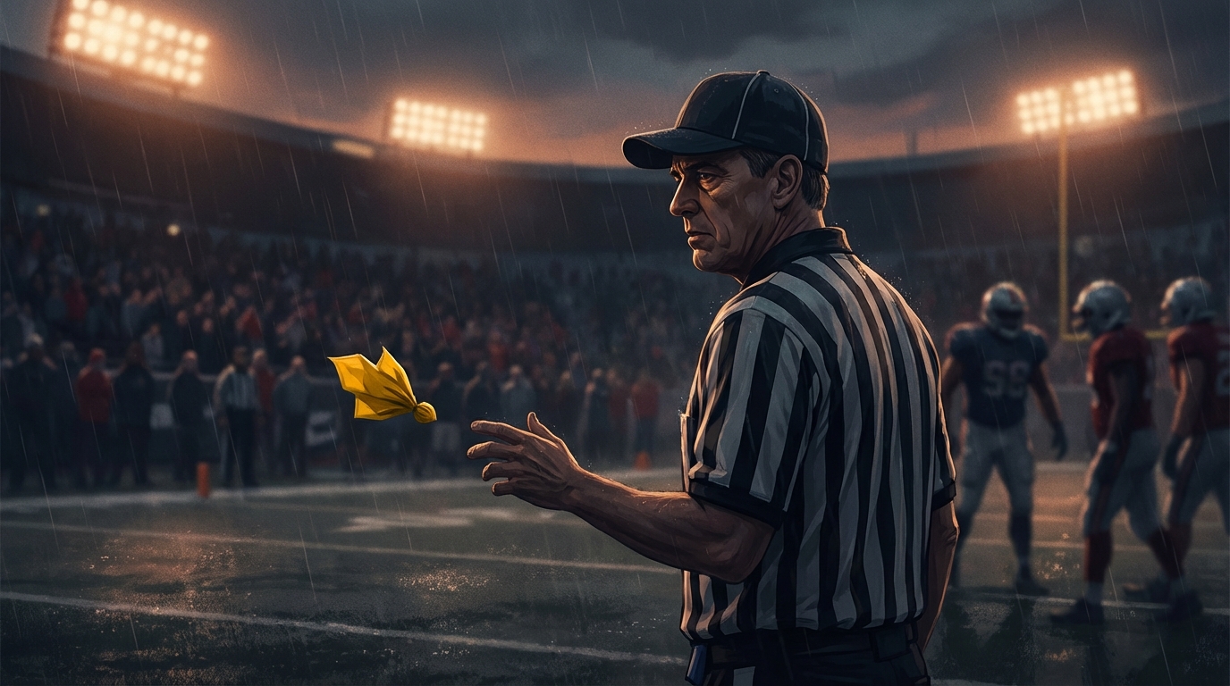 Referee under pressure