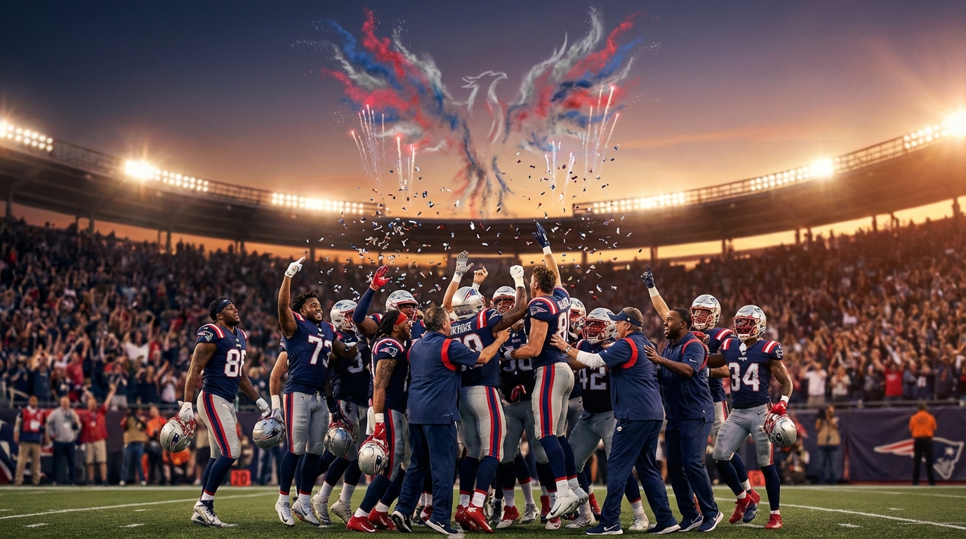 Patriots resurgence celebration at Gillette Stadium