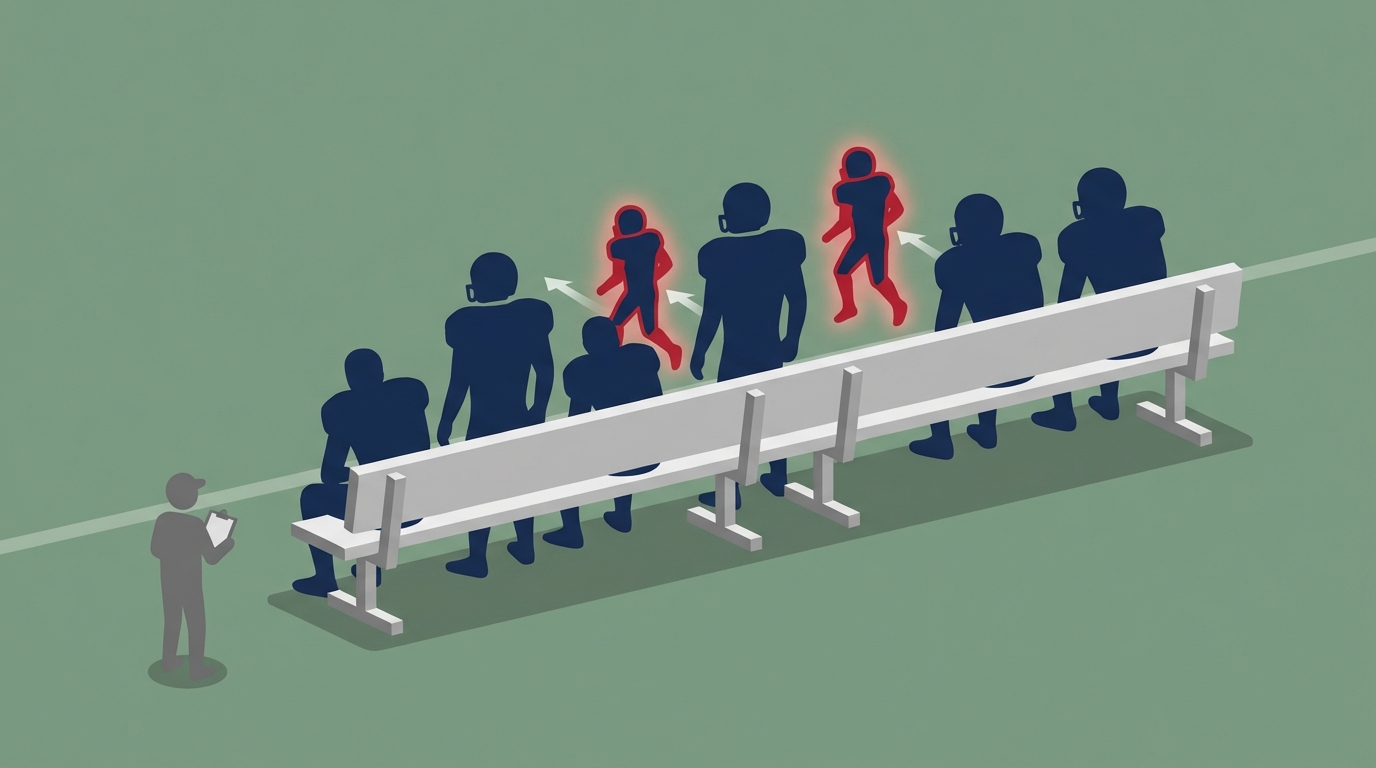 Team depth illustration