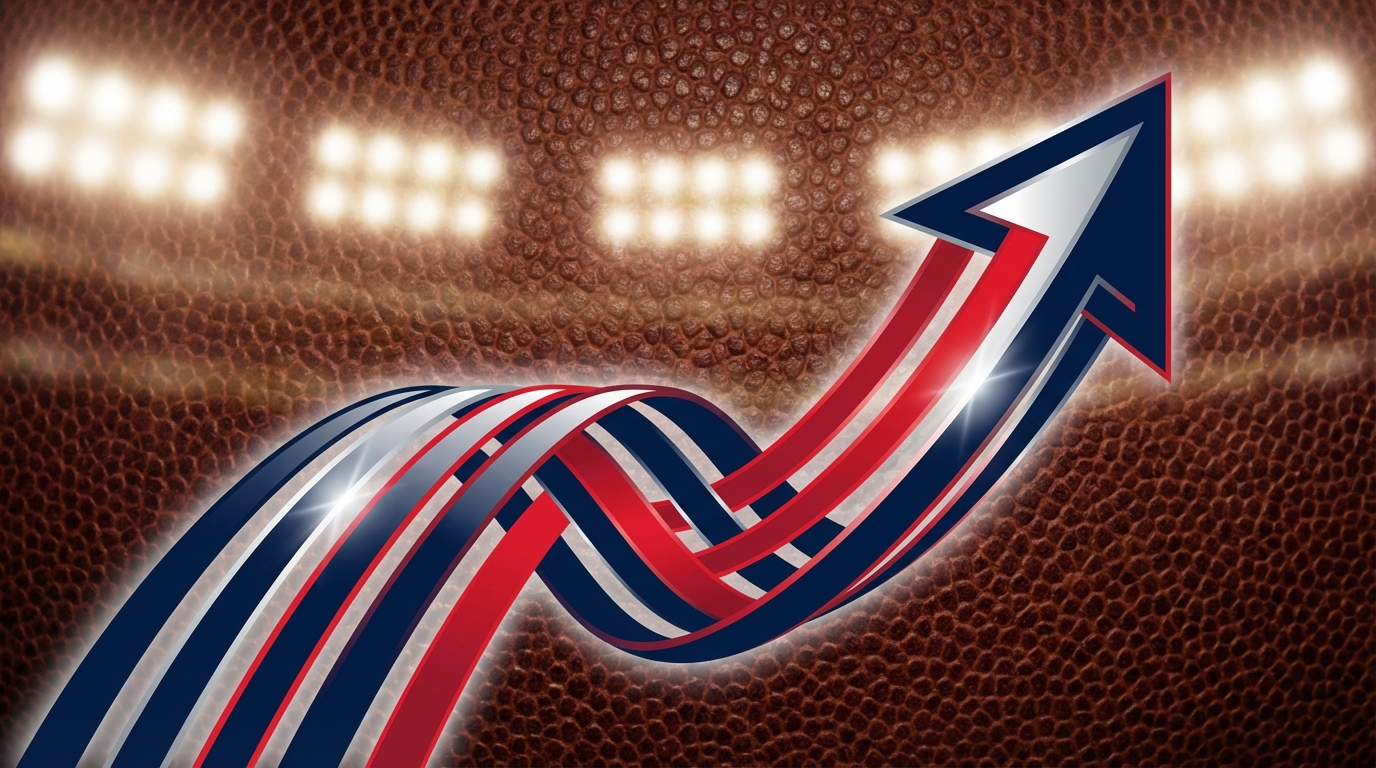 Upward trend in Patriots colors