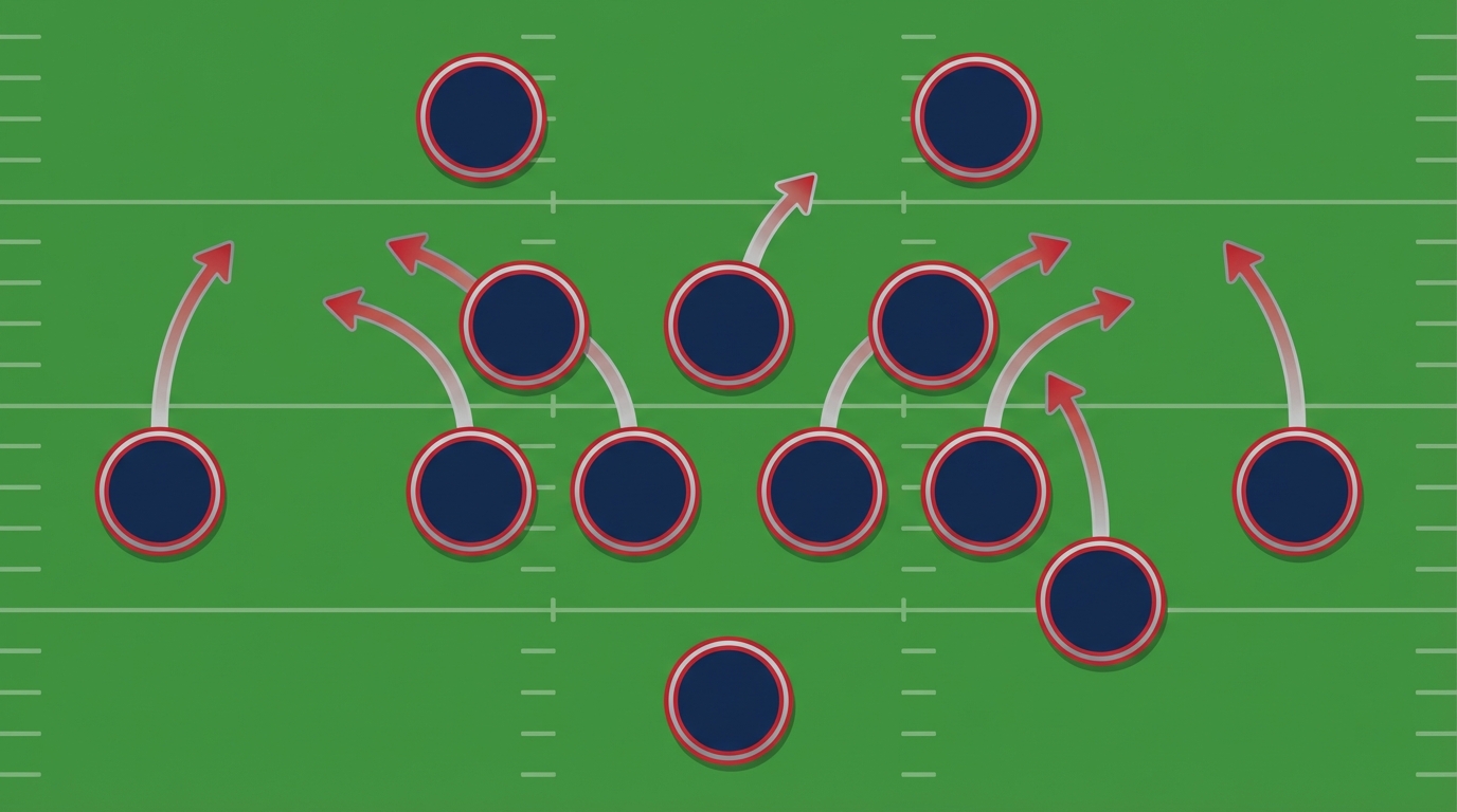 Defensive formation visual