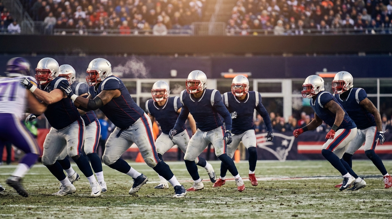 Defensive unit closing in on a play