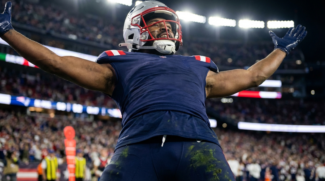 Stefon Diggs in action celebrating on the field