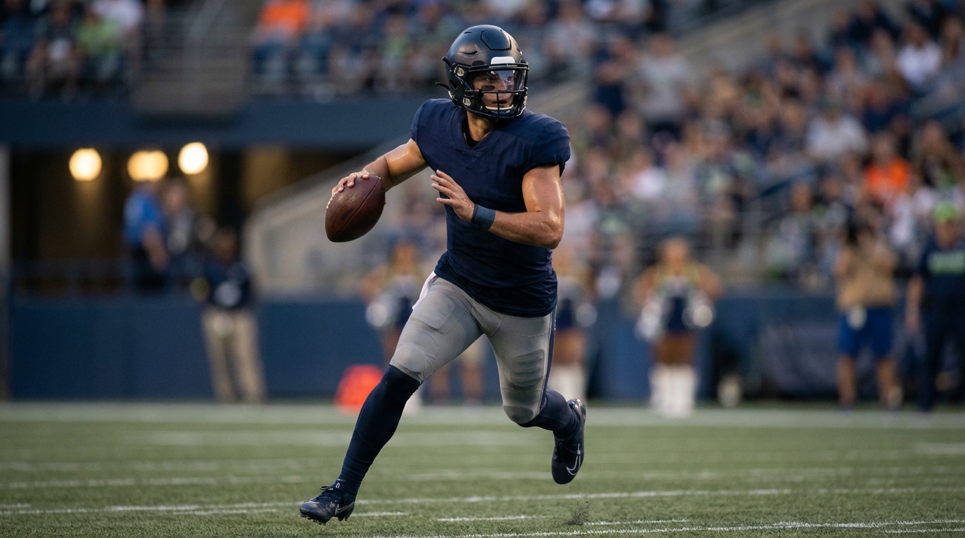 Quarterback in motion