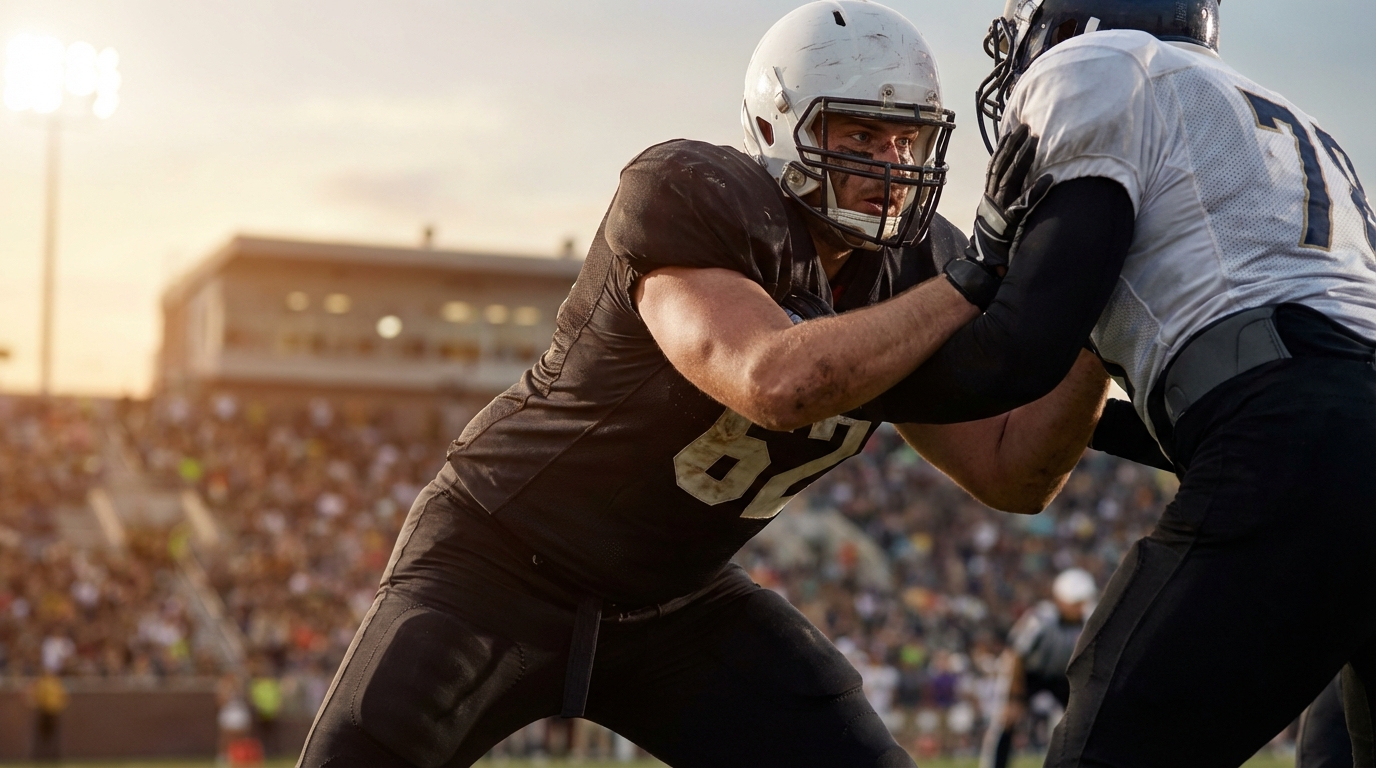 Will Campbell in action on the field