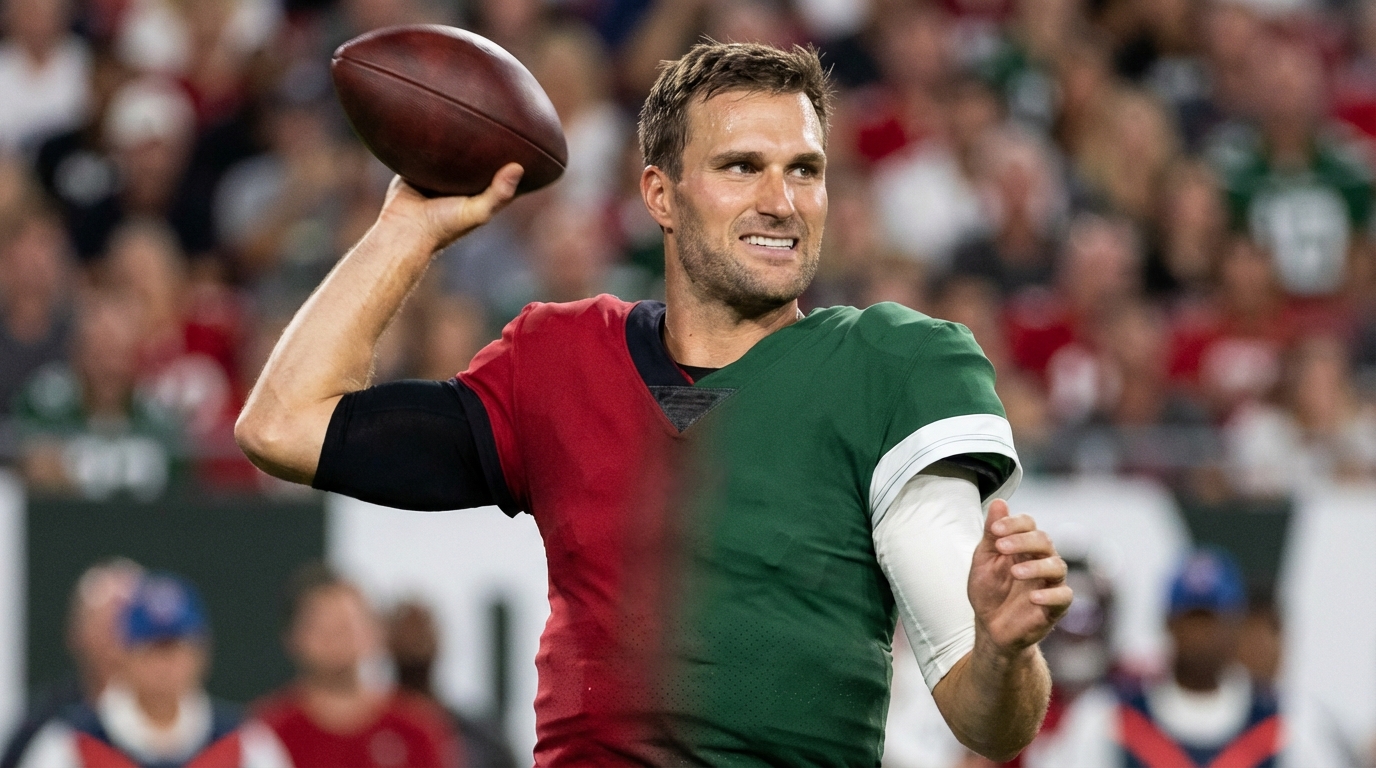 Kirk Cousins action portrait