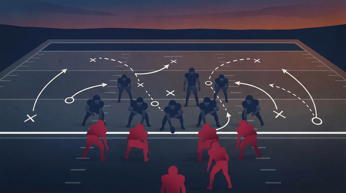 Patriots defensive tactics illustration