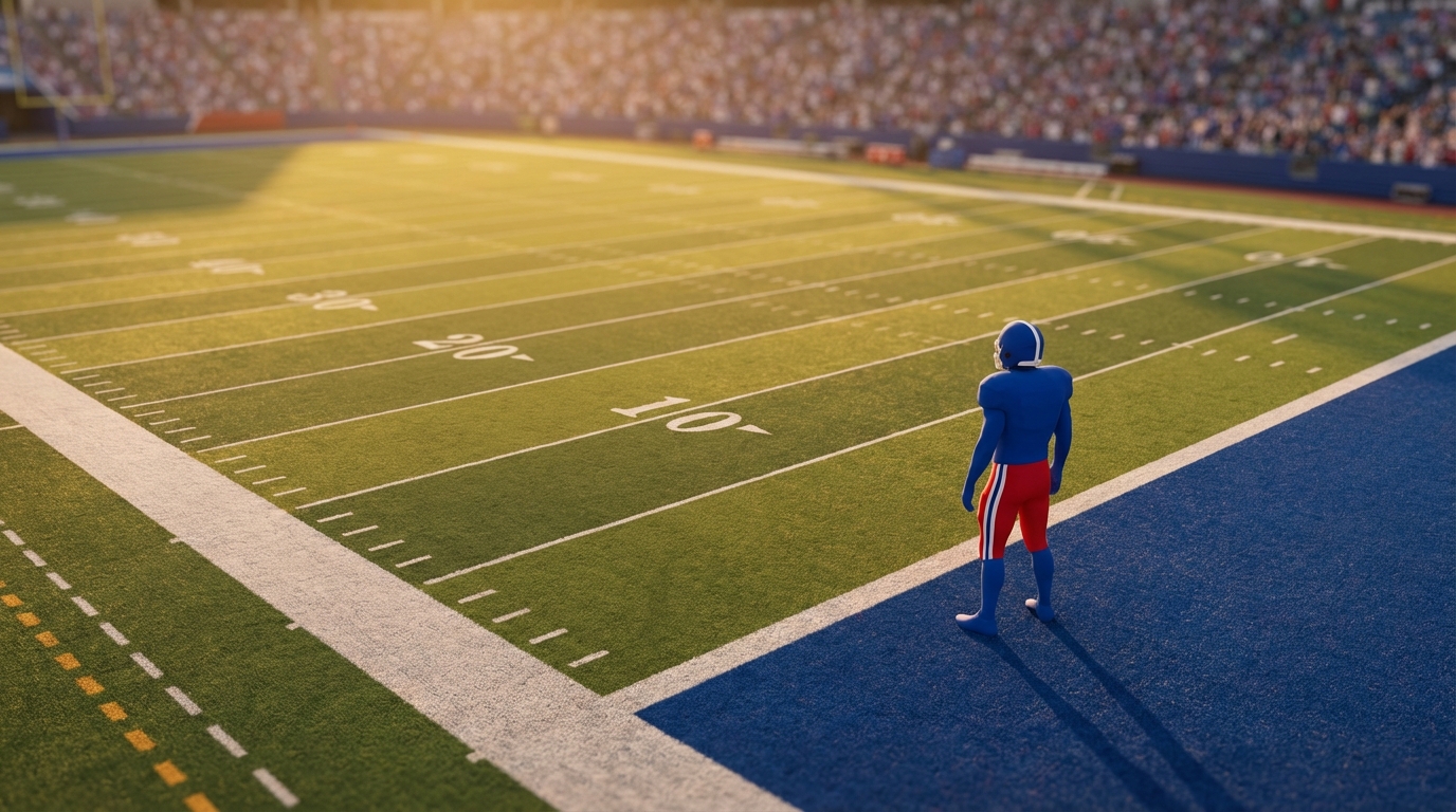 Wide receiver on Buffalo Bills side of field