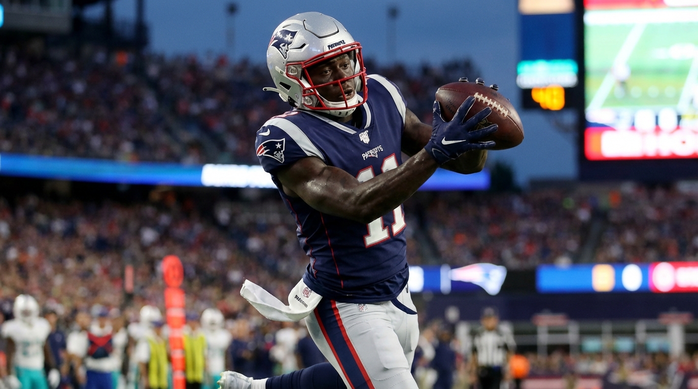 A.J. Brown in New England Patriots uniform
