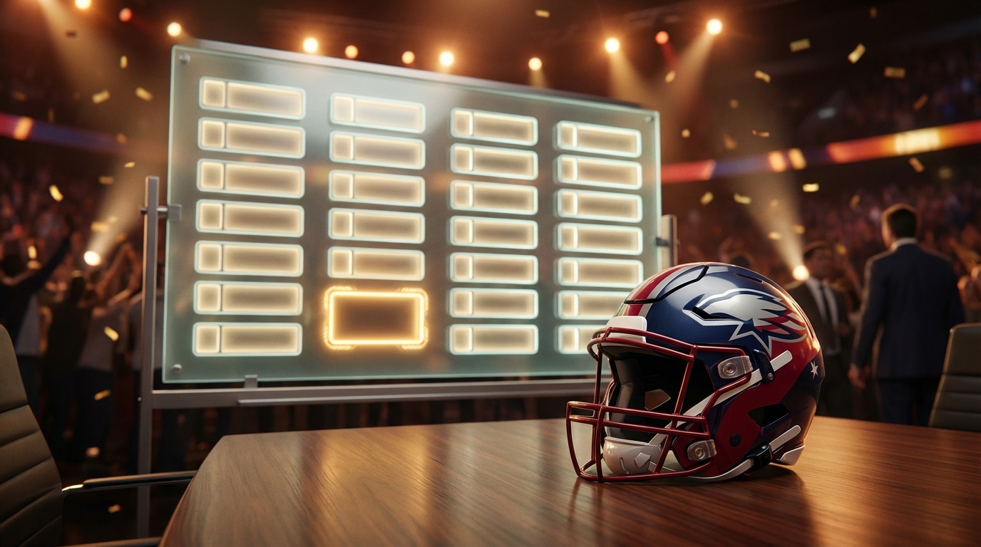 New England Patriots draft visual