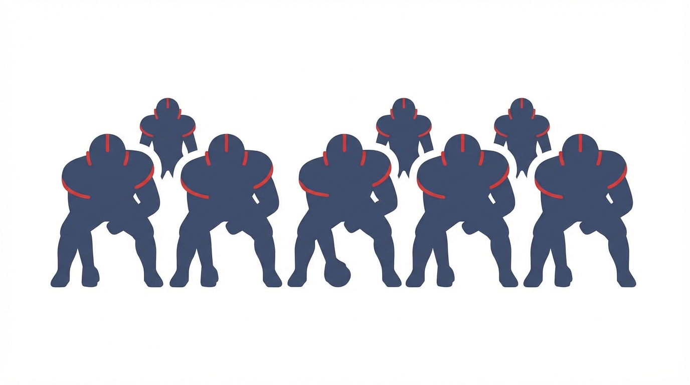 Patriots offensive line depth illustration