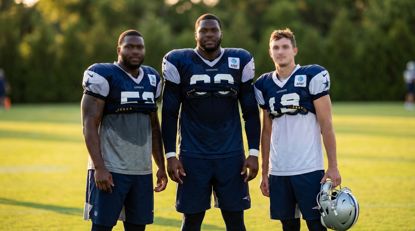 Patriots free agency additions on practice field