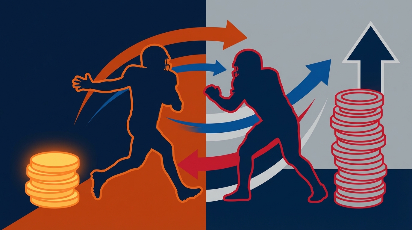 Patriots and Bears offseason targets illustration