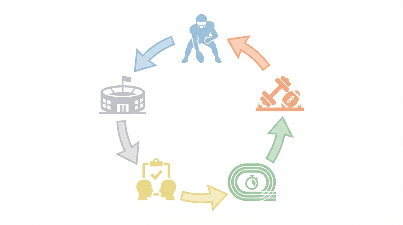 NFL draft visit process diagram