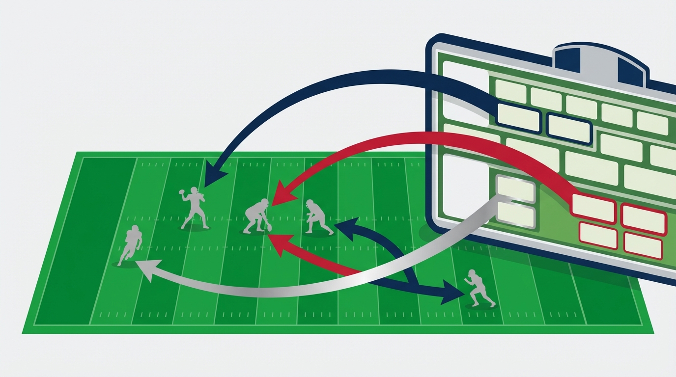 Patriots draft strategy illustration