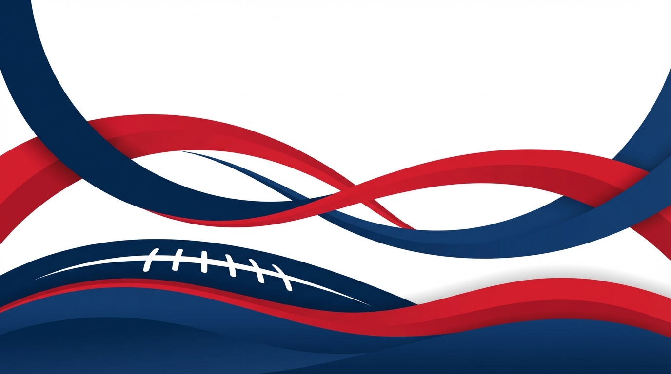 New England Patriots abstract football elements