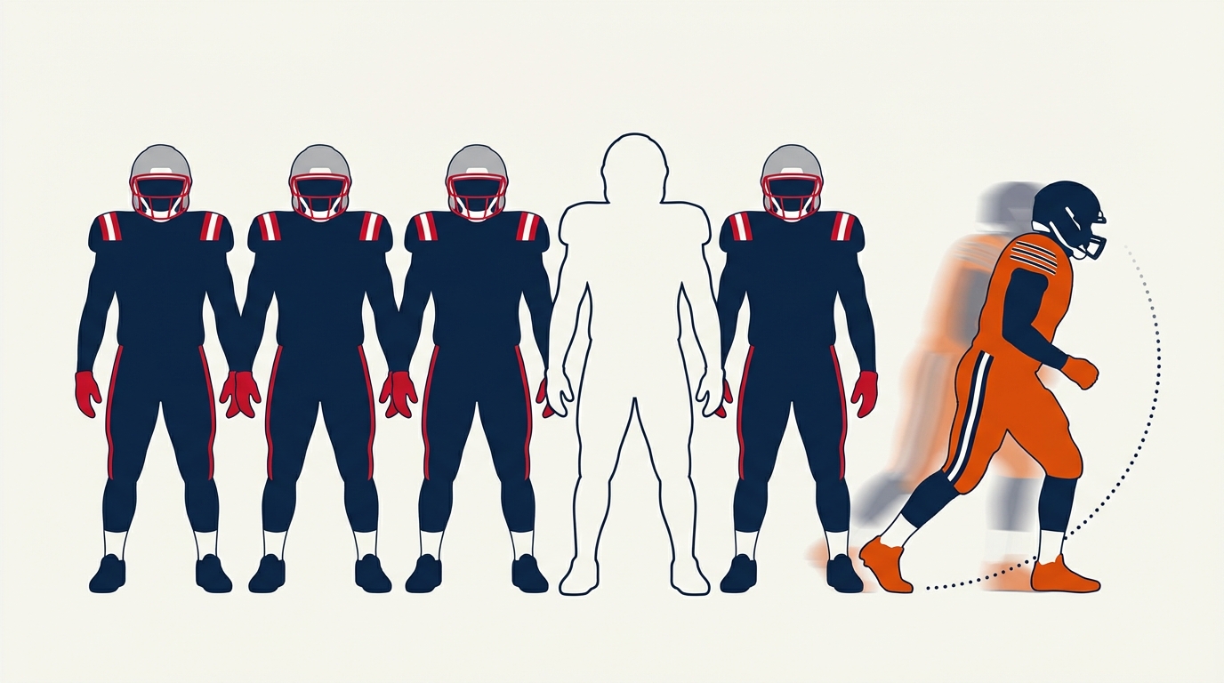 Illustration of Patriots center reshaping after Bradbury trade