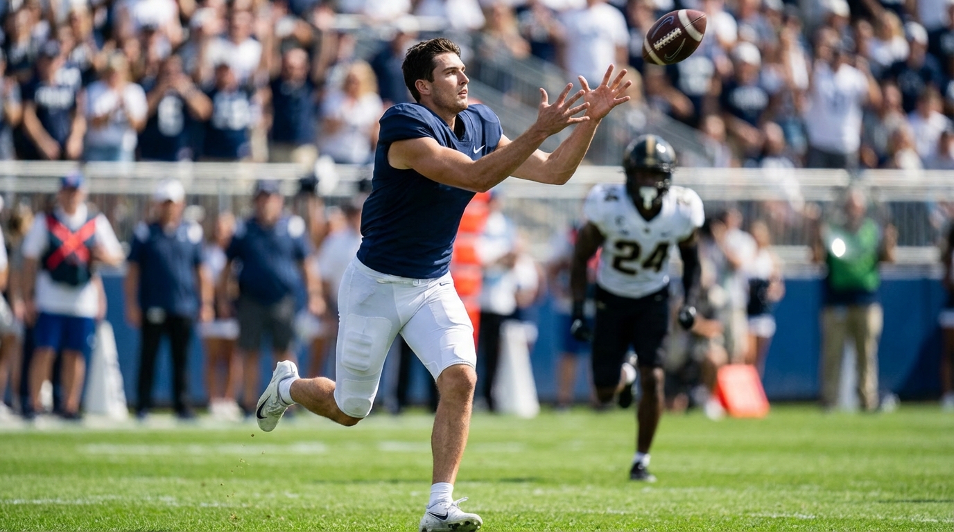 Alec Pierce catching a deep pass