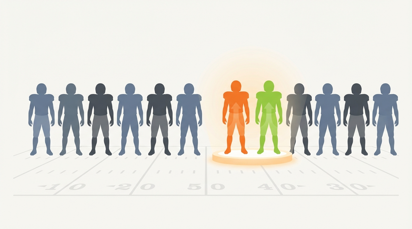 NFL depth chart shakeups illustration