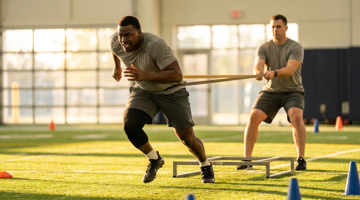 Harold Landry III rehabilitating on the field
