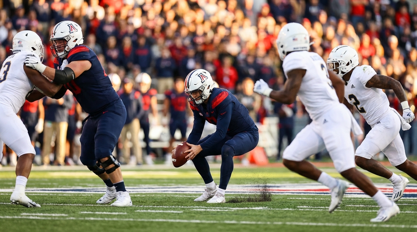 Special teams punt return action