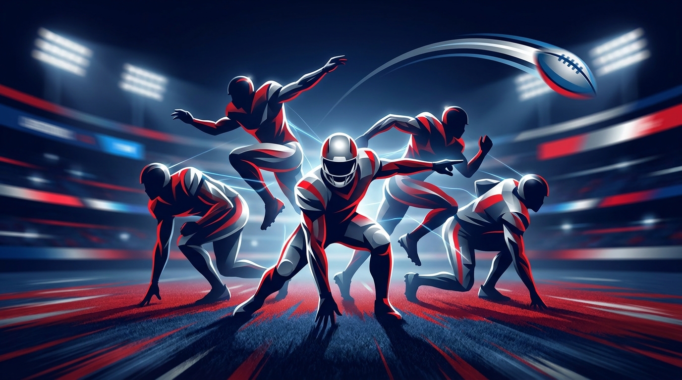 Patriots defensive backfield illustration