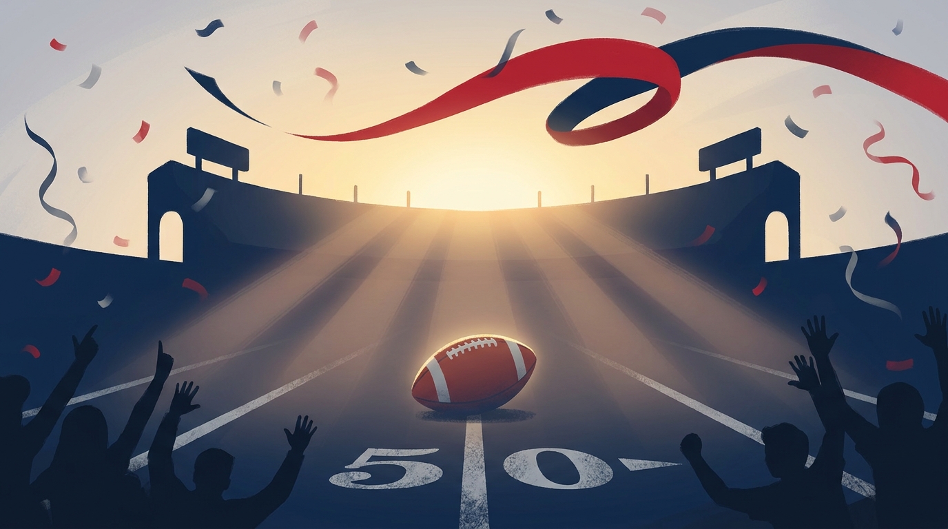 Patriots 2026 season excitement illustration
