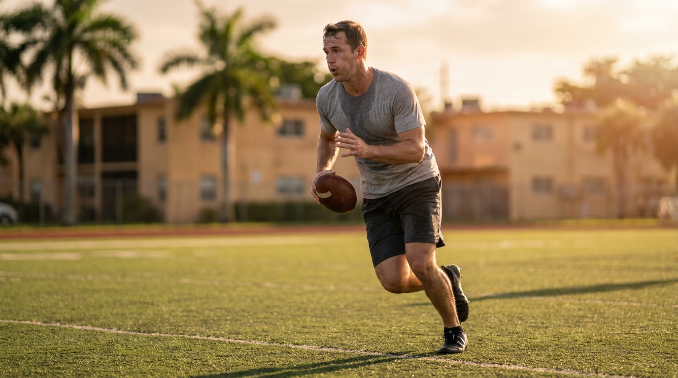 Kayshon Boutte training alone in Miami