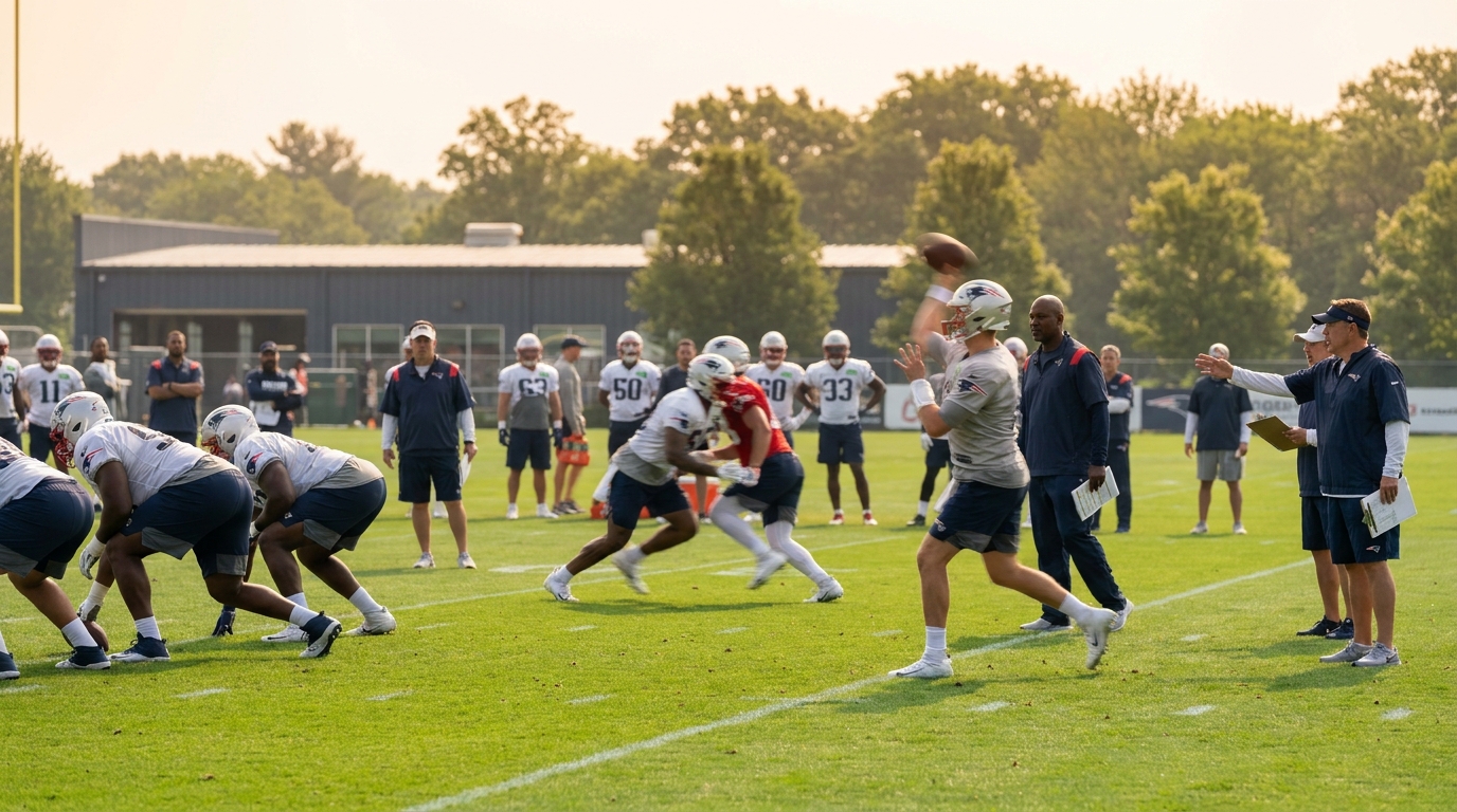 Patriots OTAs Day 1 practice in Foxboro