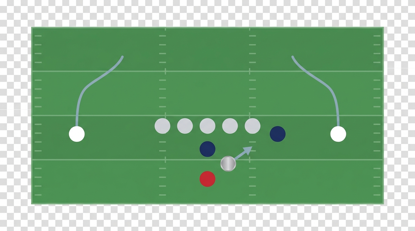 Patriots 2026 offensive play setup