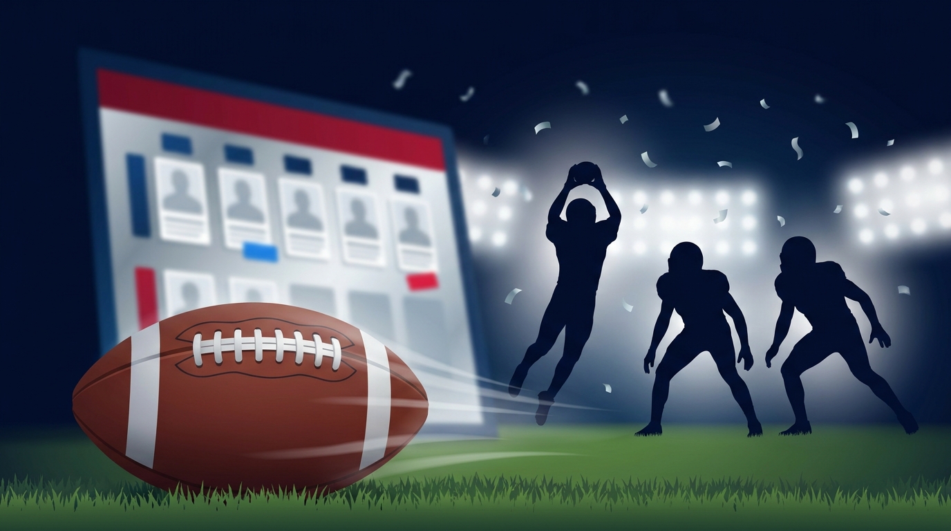 Patriots 2026 offseason buzz illustration