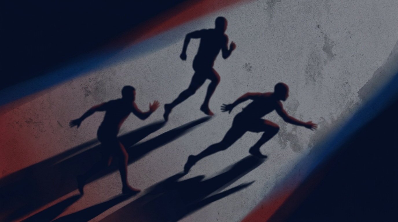 Silhouetted football players representing roster uncertainty