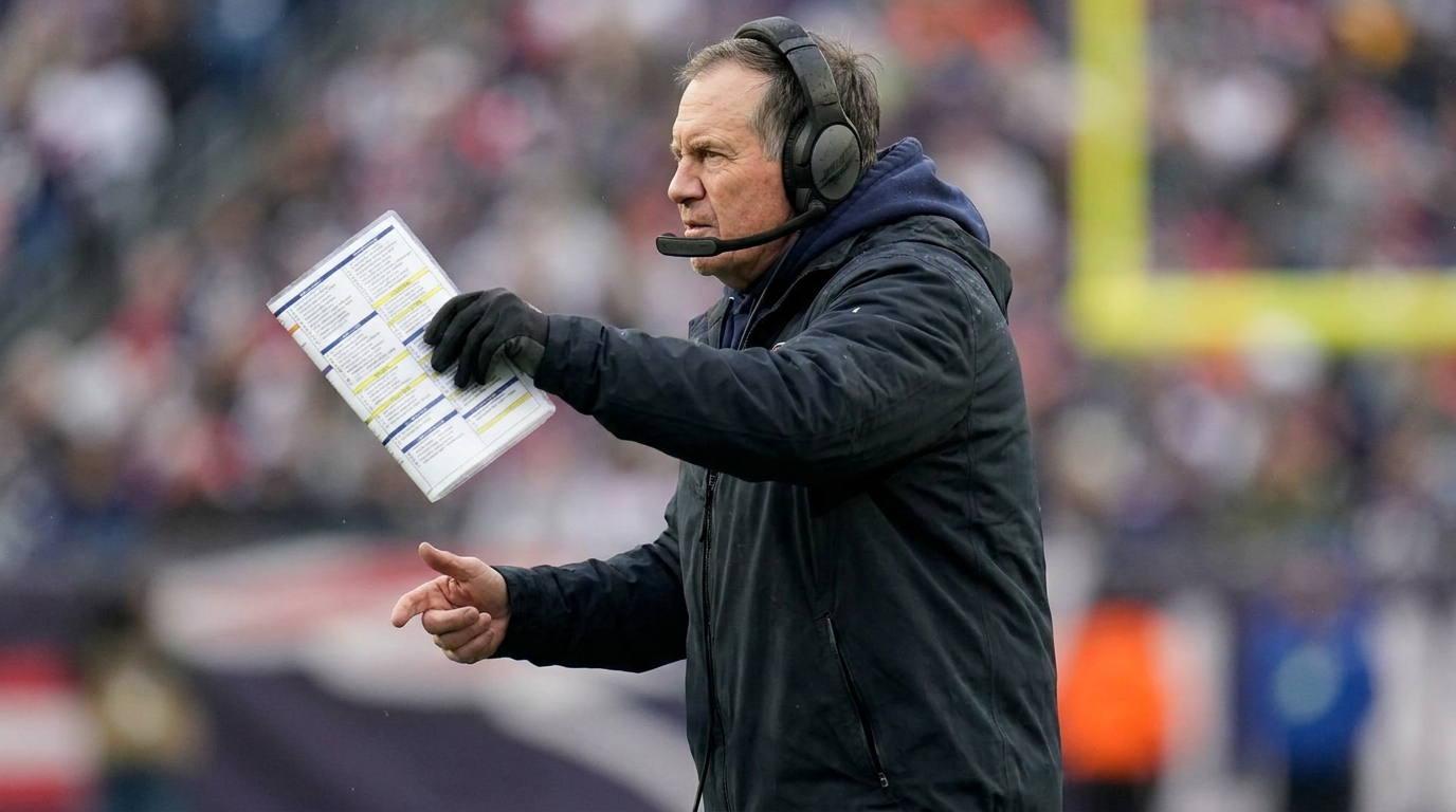 Generic professional football coach on the sidelines