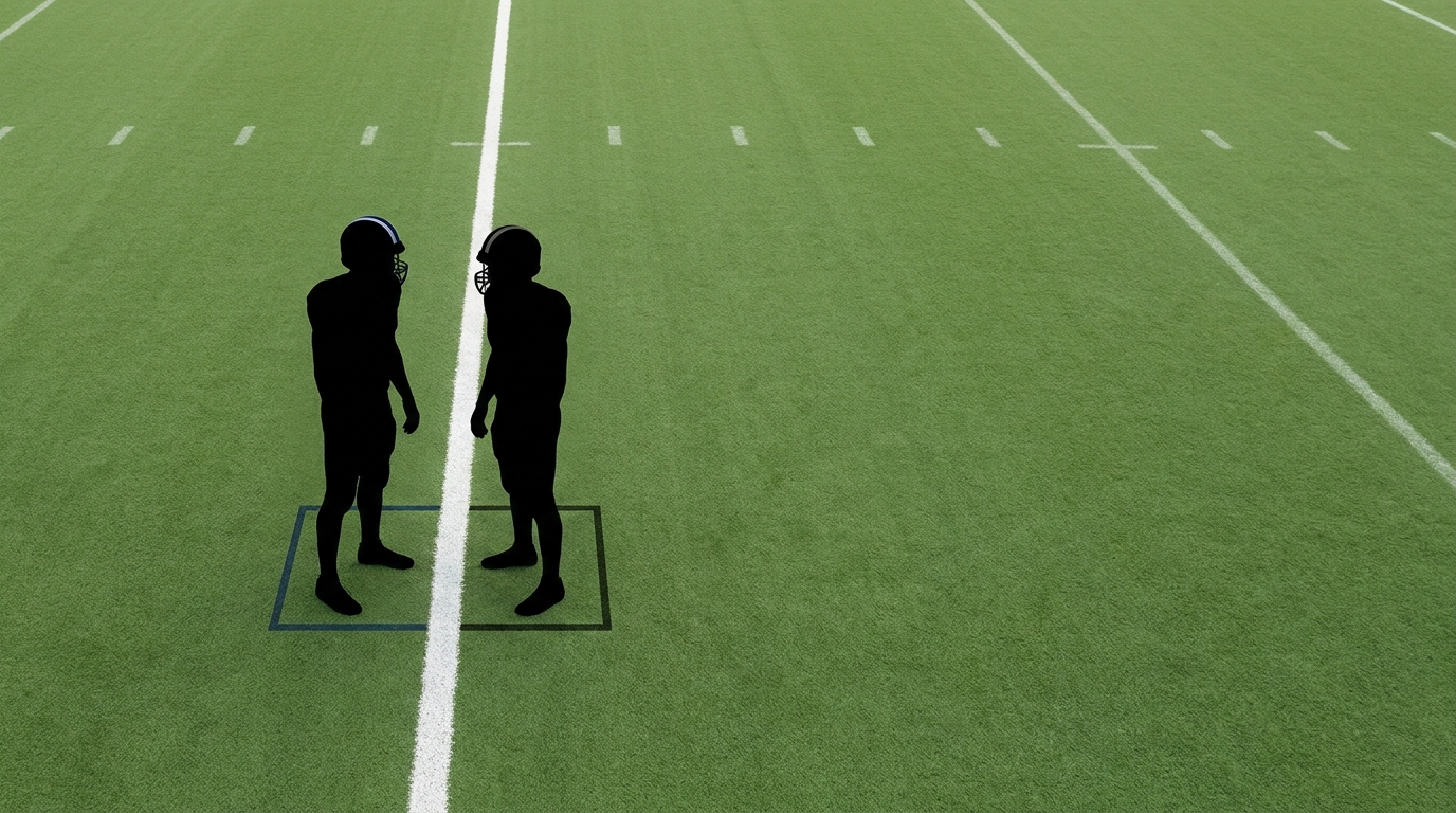 Left tackle field illustration
