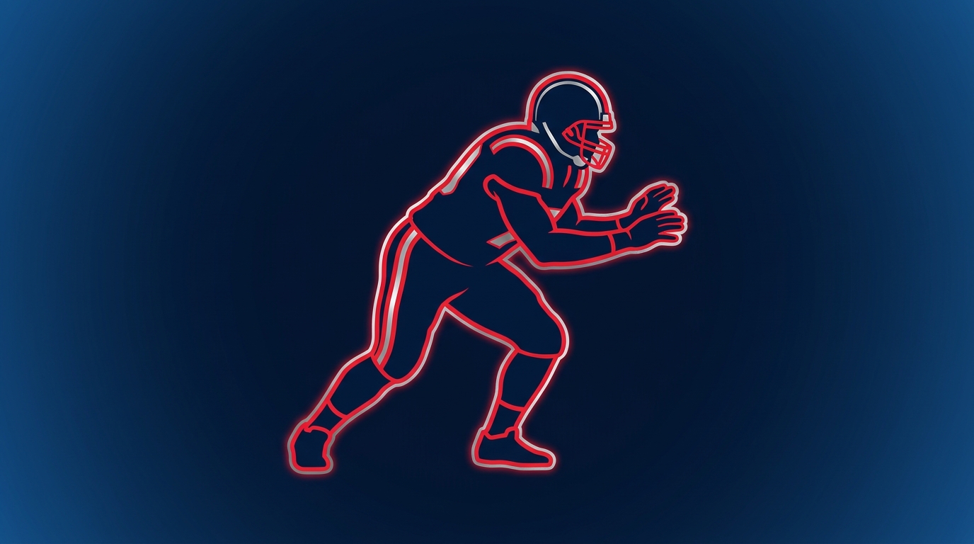 Patriots tight end silhouette