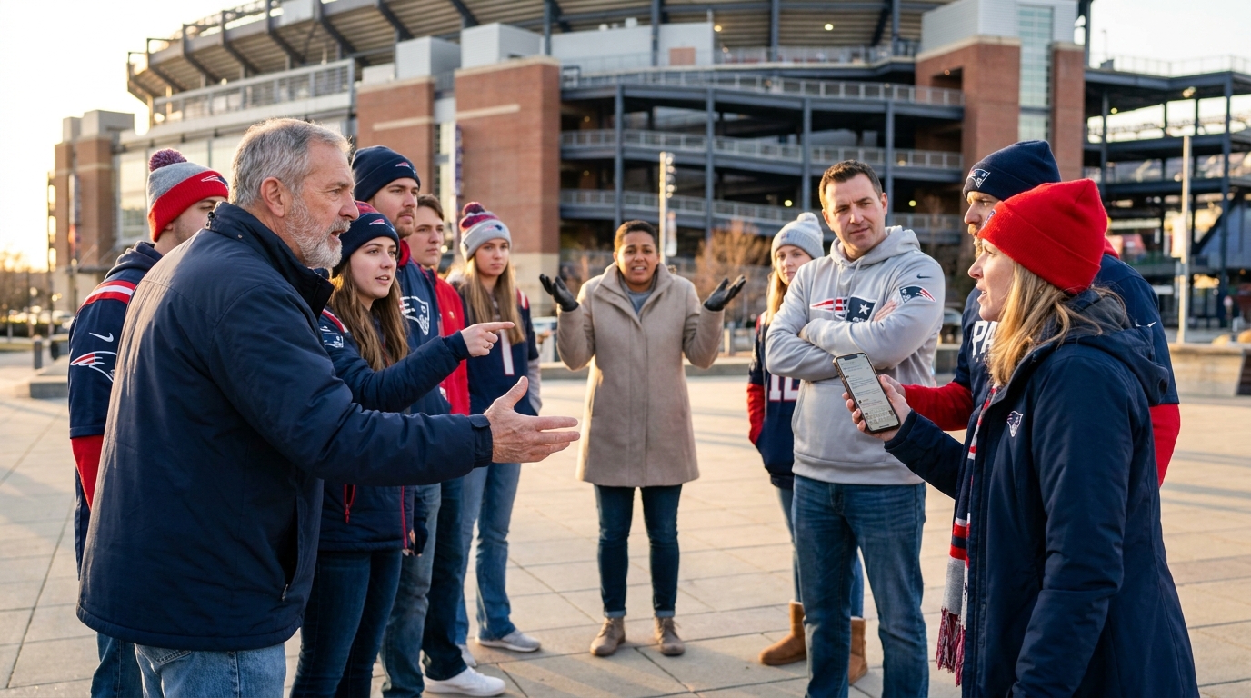 Patriots fans divided in debate