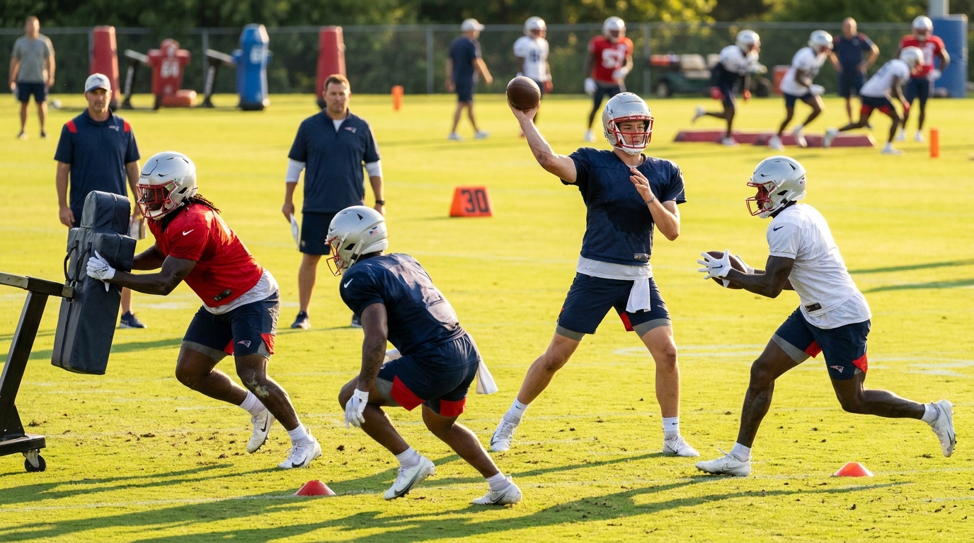 Key Patriots spring practice