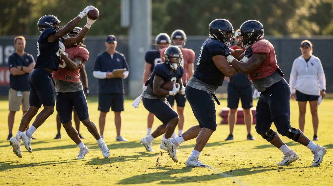 Training camp action scene