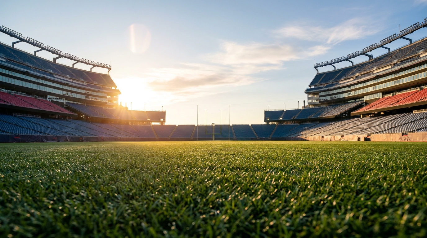 Gillette Stadium at sunrise