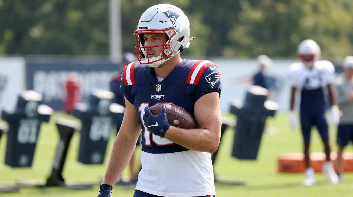 Julian Hill in Patriots uniform