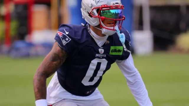 A.J. Brown Christian Gonzalez training camp: Trade Blows at Patriots Camp - New England Patriots