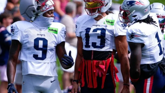 Patriots training camp Day 17: Maye 15-of-17; Gonzalez out, Barmore limited - New England Patriots