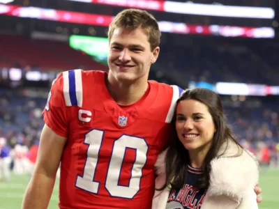 Drake Maye, wife surprise Providence educators with generous gift - New England Patriots