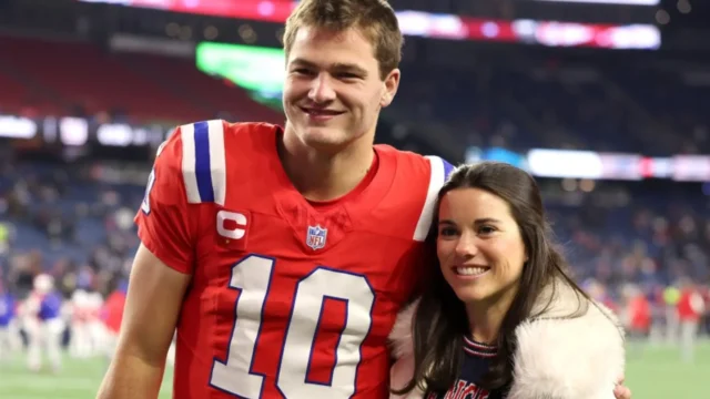 Drake Maye, wife surprise Providence educators with generous gift - New England Patriots